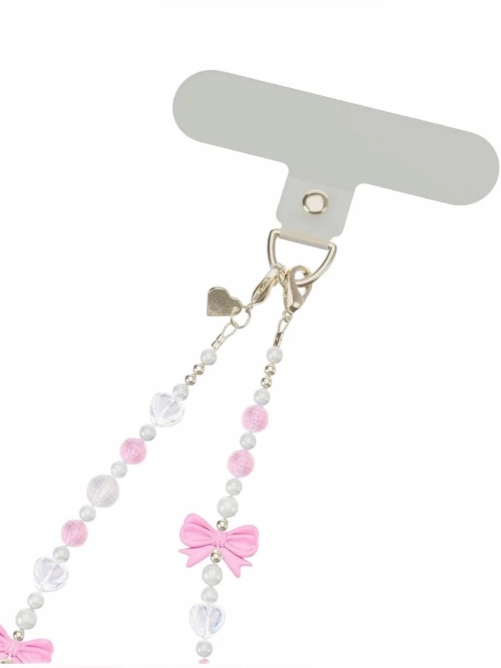 Velvet Caviar Phone Charm - Pink Bow: Cell Phone Accessories, Wristlet Charm